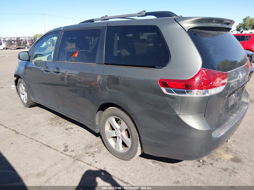 2012 Toyota Sienna VIN 5TDKK3DC9CS201549 IAAI salvage auction — FRONT END, Salvage (Utah), sold $2,800 on 2026-07-24 (photo 3)
