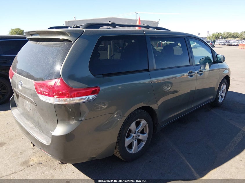 2012 Toyota Sienna VIN 5TDKK3DC9CS201549 IAAI salvage auction — FRONT END, Salvage (Utah), sold $2,800 on 2026-07-24 (photo 4)