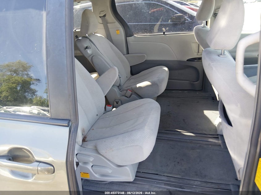 2012 Toyota Sienna VIN 5TDKK3DC9CS201549 IAAI salvage auction — FRONT END, Salvage (Utah), sold $2,800 on 2026-07-24 (photo 8)