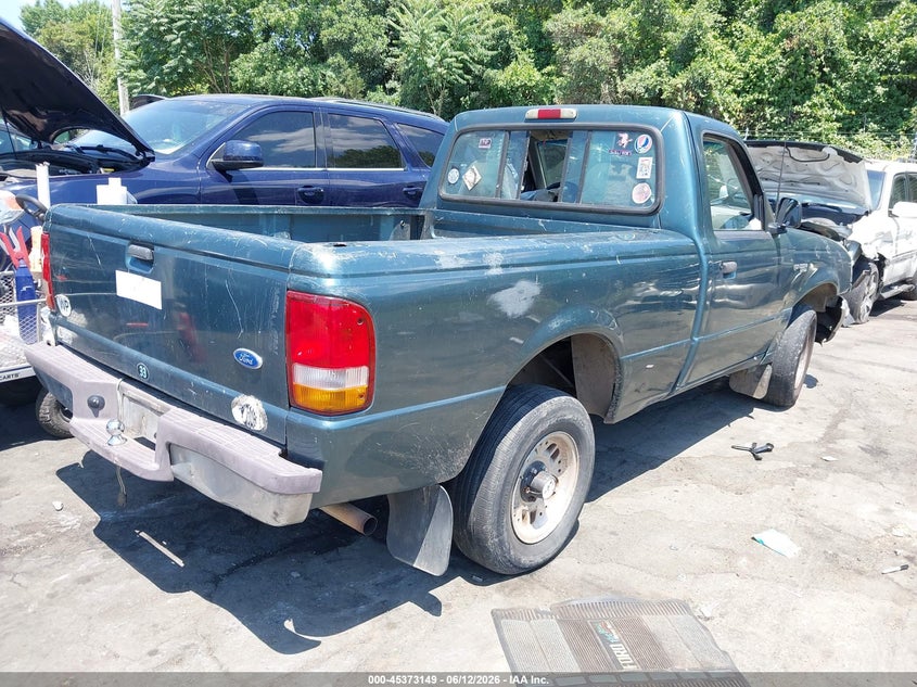 1995 Ford Ranger VIN 1FTCR10A8SUA11311 IAAI salvage auction — FRONT END, Salvage (North Carolina), sold $200 on 2026-07-09 (photo 4)