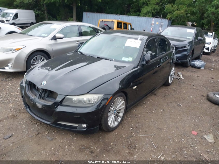 2011 BMW 3er VIN WBAPL5C56BA921319 IAAI salvage auction — FRONT & REAR, Mv-907A (New York), sold $675 on 2026-07-07 (photo 2)