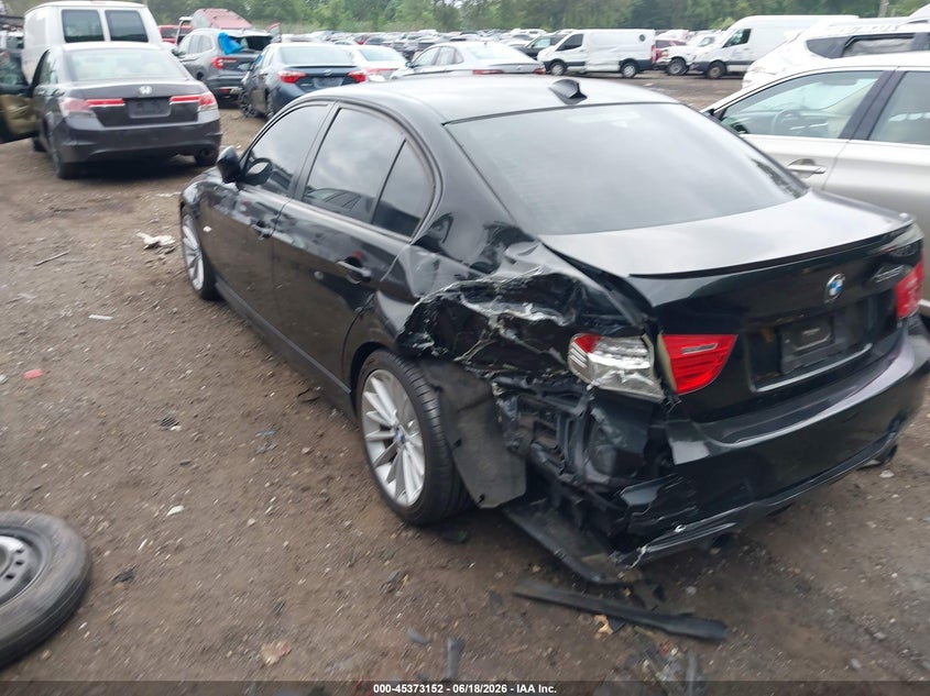 2011 BMW 3er VIN WBAPL5C56BA921319 IAAI salvage auction — FRONT & REAR, Mv-907A (New York), sold $675 on 2026-07-07 (photo 3)