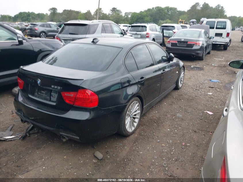 2011 BMW 3er VIN WBAPL5C56BA921319 IAAI salvage auction — FRONT & REAR, Mv-907A (New York), sold $675 on 2026-07-07 (photo 4)