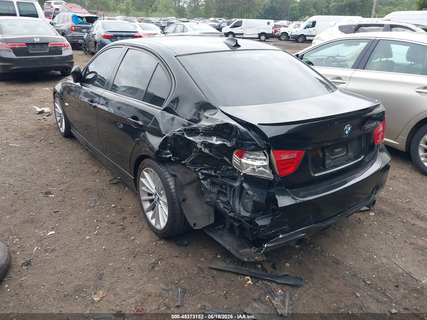 2011 BMW 3er VIN WBAPL5C56BA921319 IAAI salvage auction — FRONT & REAR, Mv-907A (New York), sold $675 on 2026-07-07 (photo 6)