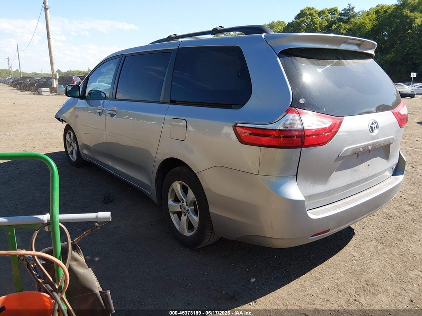 2017 Toyota Sienna VIN 5TDKZ3DC8HS844820 IAAI salvage auction — FRONT END, Salvage (Massachusetts), sold $1,700 on 2026-07-28 (photo 3)