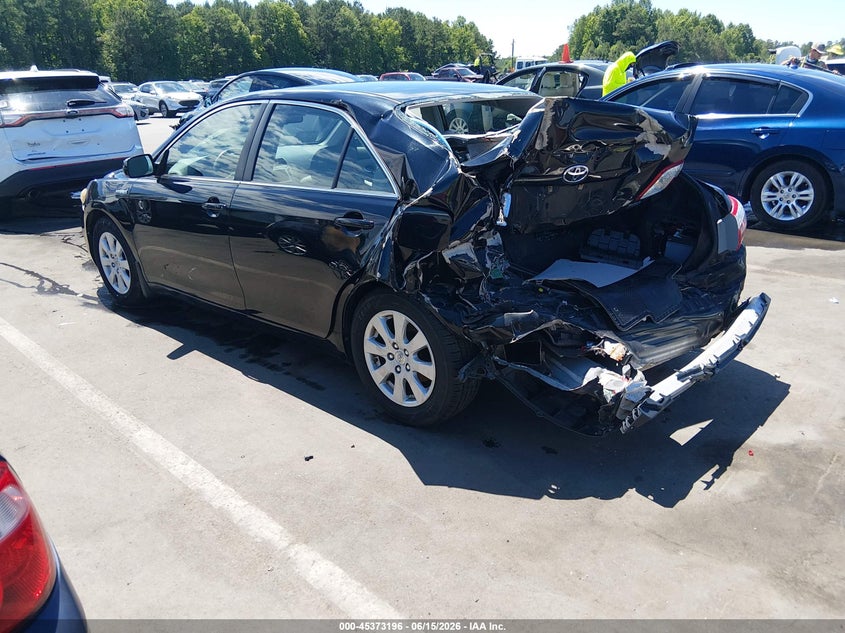 2008 Toyota Camry hybrid VIN JTNBB46K183046526 IAAI salvage auction — REAR END, Salvage (North Carolina), sold $275 on 2026-07-09 (photo 3)