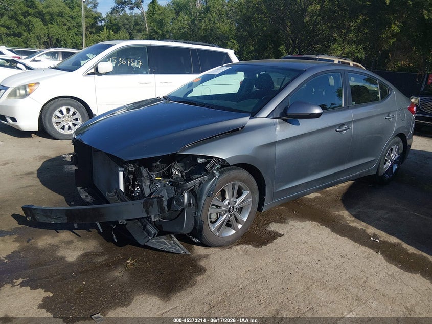 2018 Hyundai Elantra VIN KMHD84LFXJU590005 IAAI salvage auction — FRONT END, Salvage (Missouri), sold $1,950 on 2026-07-29 (photo 2)