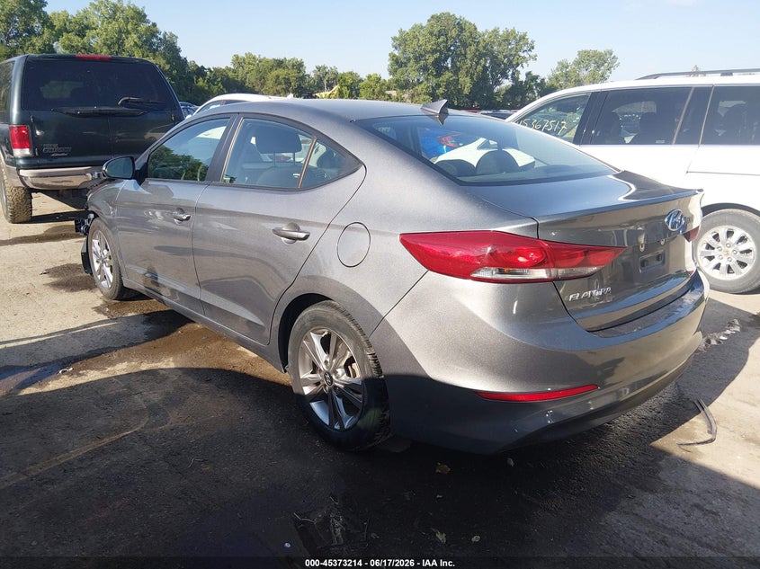 2018 Hyundai Elantra VIN KMHD84LFXJU590005 IAAI salvage auction — FRONT END, Salvage (Missouri), sold $1,950 on 2026-07-29 (photo 3)