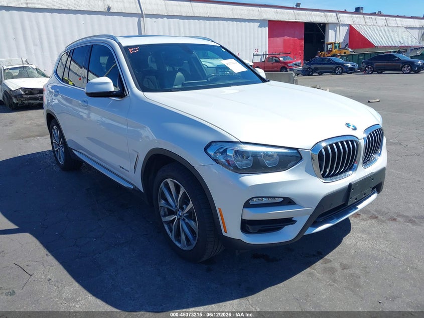 2018 BMW X3 VIN 5UXTR9C54JLD63756 — IAAI salvage auction photo