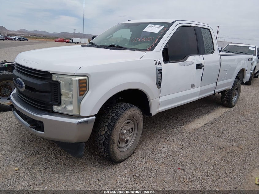 2018 Ford F250 VIN 1FT7X2B60JEB35491 IAAI salvage auction — REAR END, Salvage Title, sold $3,075 on 2026-07-22 (photo 2)