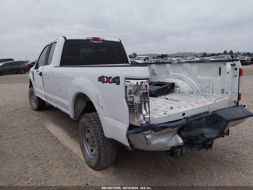 2018 Ford F250 VIN 1FT7X2B60JEB35491 IAAI salvage auction — REAR END, Salvage Title, sold $3,075 on 2026-07-22 (photo 3)