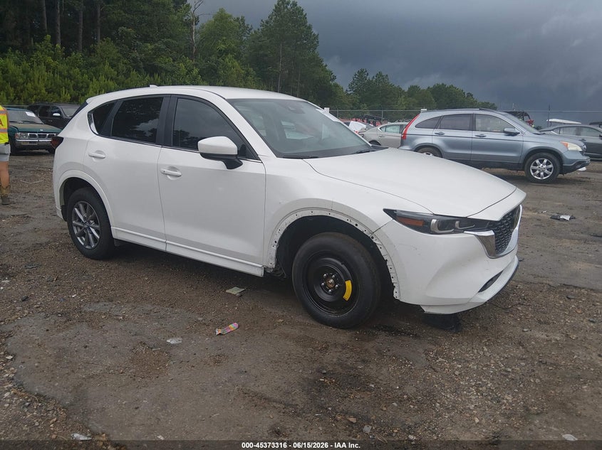 2025 Mazda Cx-5 VIN JM3KFBBL1S0745473 IAAI salvage auction — LEFT FRONT, Salvage (Mississippi), sold $10,700 on 2026-07-22 (photo 1)