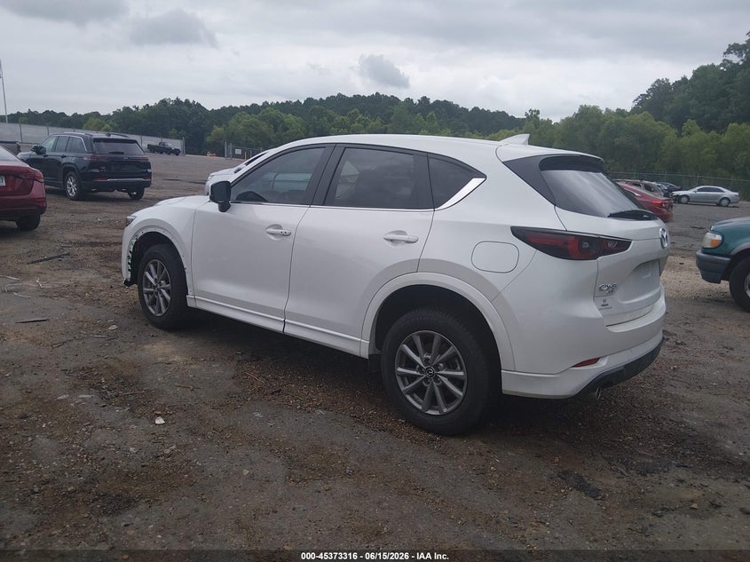 2025 Mazda Cx-5 VIN JM3KFBBL1S0745473 IAAI salvage auction — LEFT FRONT, Salvage (Mississippi), sold $10,700 on 2026-07-22 (photo 3)