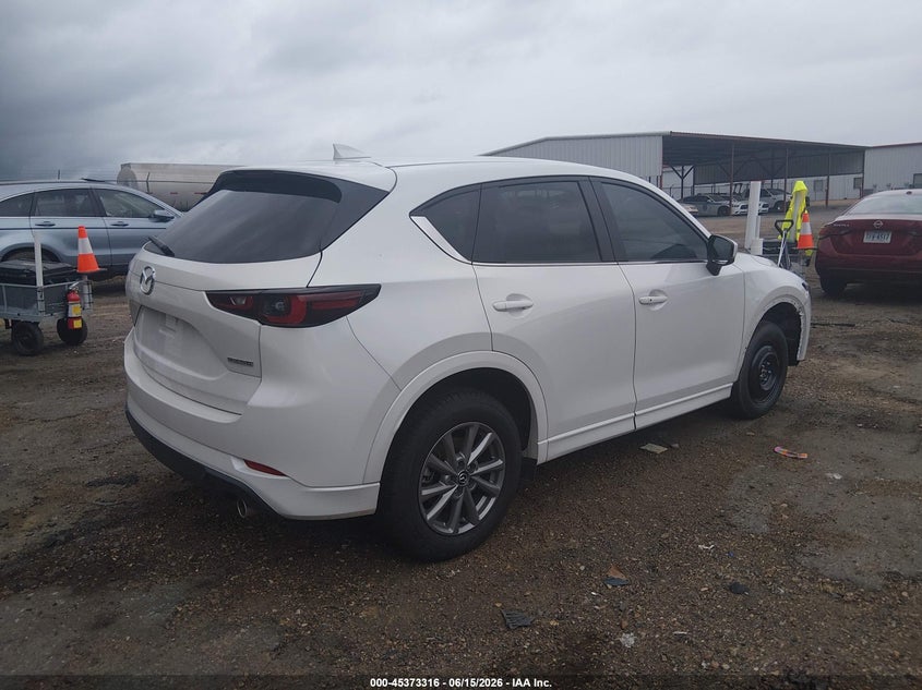 2025 Mazda Cx-5 VIN JM3KFBBL1S0745473 IAAI salvage auction — LEFT FRONT, Salvage (Mississippi), sold $10,700 on 2026-07-22 (photo 4)