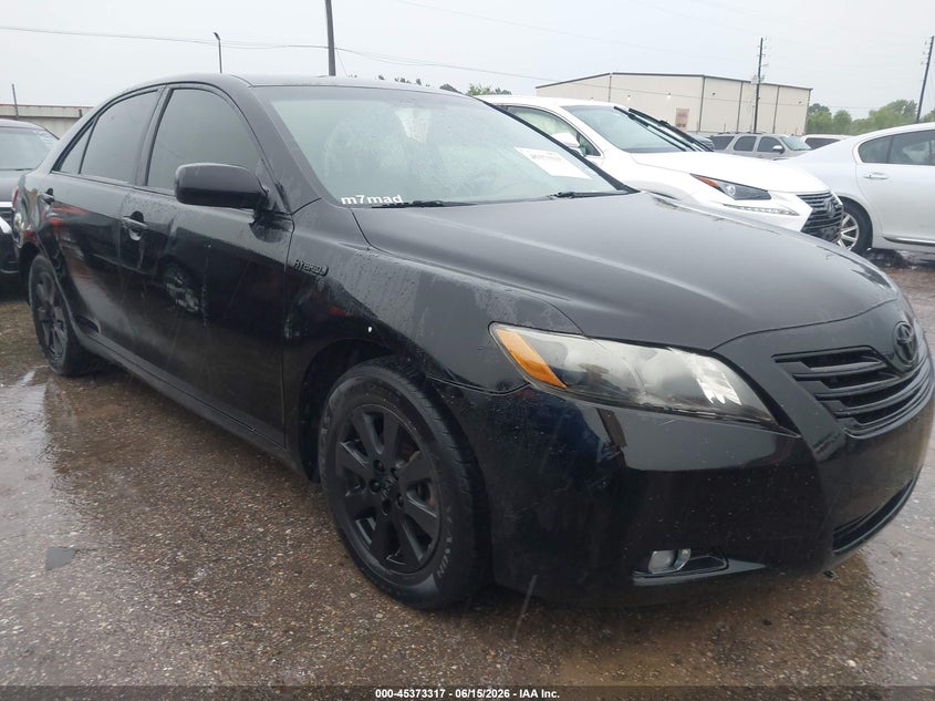2007 Toyota Camry hybrid VIN JTNBB46K973037135 IAAI salvage auction — ELECTRICAL, Original (Texas), sold $425 on 2026-07-29 (photo 1)