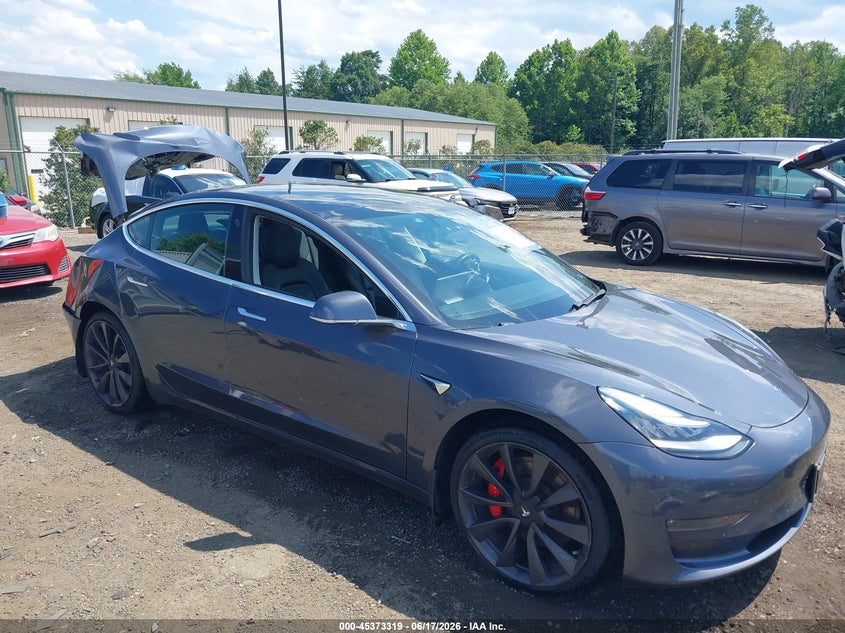 2020 Tesla Model 3 VIN 5YJ3E1EC0LF623633 IAAI salvage auction — REAR END, Salvage (Virginia), sold $7,600 on 2026-07-06 (photo 1)