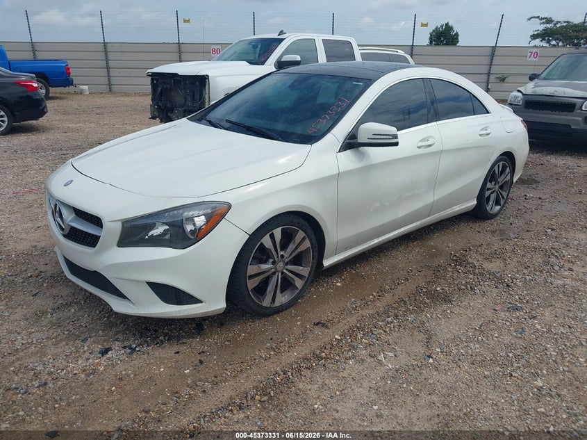 2015 Mercedes-benz Cla-klasse VIN WDDSJ4EB1FN266667 IAAI salvage auction — FRONT END, Salvage (Alabama), sold $1,050 on 2026-08-11 (photo 2)