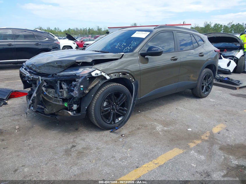 2024 Chevrolet Trax VIN KL77LKE2XRC015335 IAAI salvage auction — FRONT END, Certificate Of Destruction (Florida), sold $9,200 on 2026-07-08 (photo 2)
