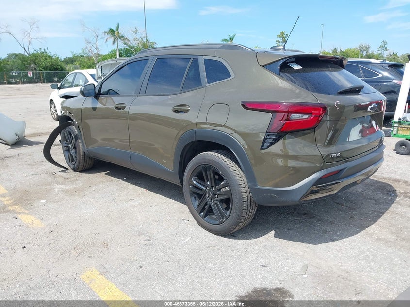 2024 Chevrolet Trax VIN KL77LKE2XRC015335 IAAI salvage auction — FRONT END, Certificate Of Destruction (Florida), sold $9,200 on 2026-07-08 (photo 3)
