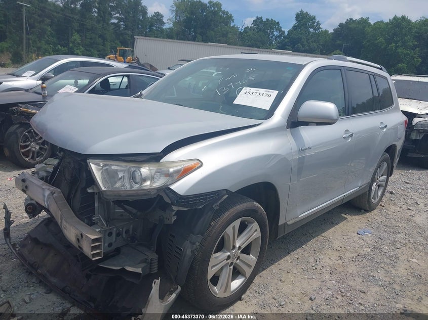 2013 Toyota Highlander VIN 5TDYK3EH2DS139465 IAAI salvage auction — FRONT END, Salvage (Georgia), sold $4,650 on 2026-07-14 (photo 2)