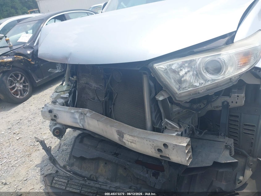 2013 Toyota Highlander VIN 5TDYK3EH2DS139465 IAAI salvage auction — FRONT END, Salvage (Georgia), sold $4,650 on 2026-07-14 (photo 6)