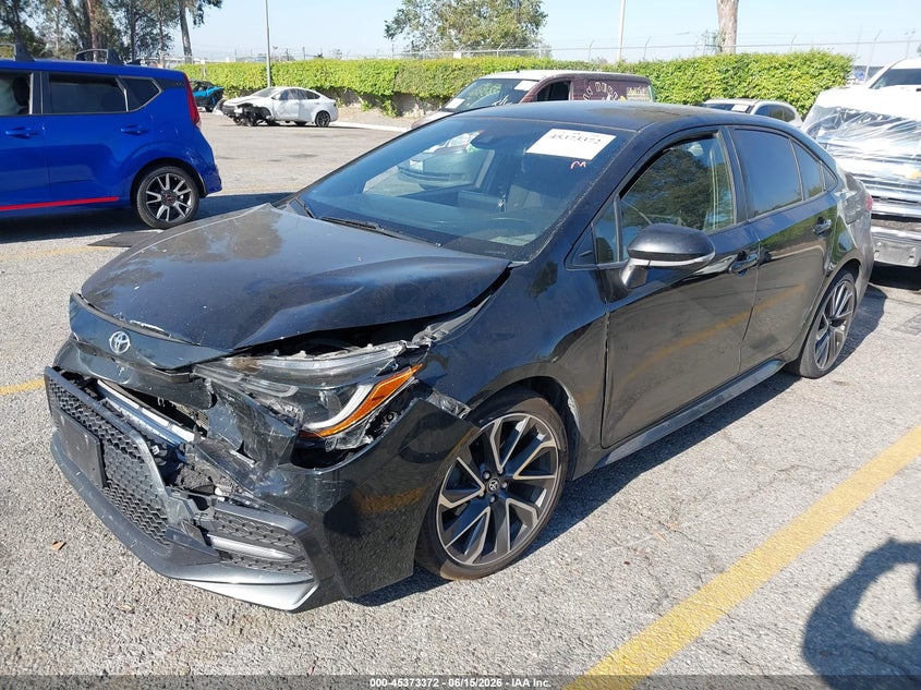 2020 Toyota Corolla VIN JTDS4RCEXLJ031991 IAAI salvage auction — FRONT END, Salvage (California), sold $4,200 on 2026-07-07 (photo 2)