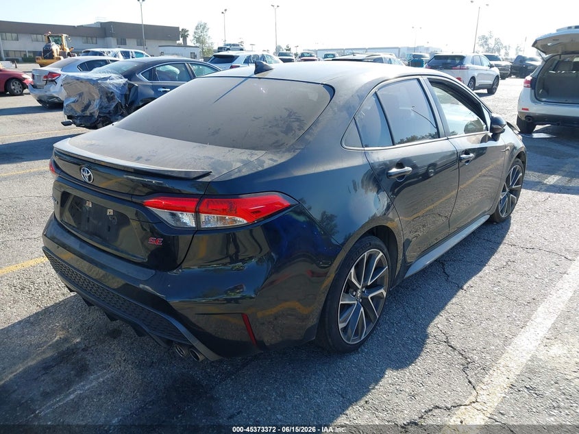 2020 Toyota Corolla VIN JTDS4RCEXLJ031991 IAAI salvage auction — FRONT END, Salvage (California), sold $4,200 on 2026-07-07 (photo 4)