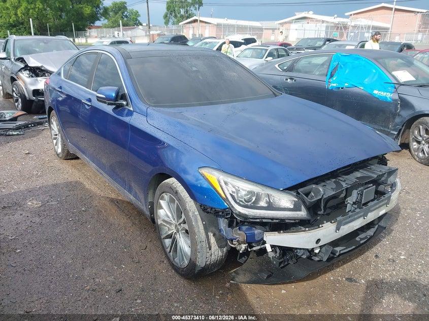 2015 Hyundai Genesis VIN KMHGN4JE6FU099714 IAAI salvage auction — FRONT END, Salvage (Tennessee), sold $3,350 on 2026-07-09 (photo 1)