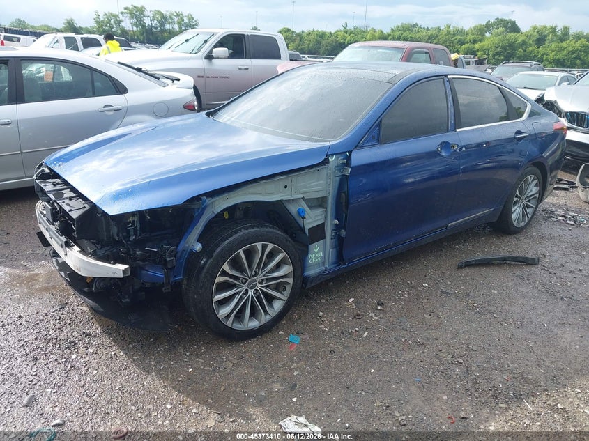 2015 Hyundai Genesis VIN KMHGN4JE6FU099714 IAAI salvage auction — FRONT END, Salvage (Tennessee), sold $3,350 on 2026-07-09 (photo 2)