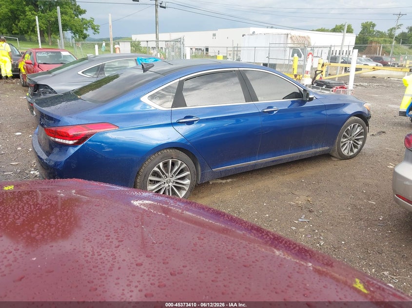 2015 Hyundai Genesis VIN KMHGN4JE6FU099714 IAAI salvage auction — FRONT END, Salvage (Tennessee), sold $3,350 on 2026-07-09 (photo 4)