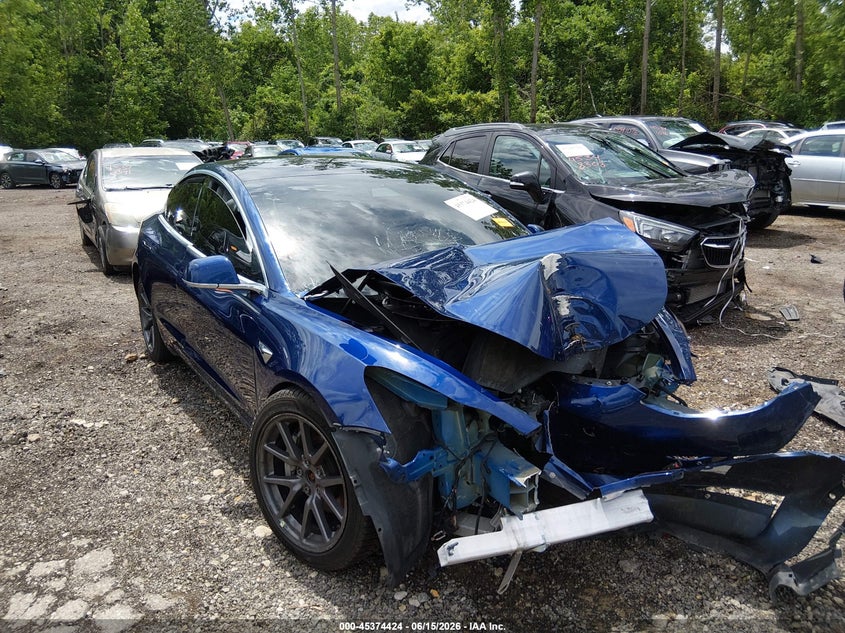 2020 Tesla Model 3 VIN 5YJ3E1EB5LF647661 IAAI salvage auction — FRONT END, Salvage (Ohio), sold $1,975 on 2026-07-30 (photo 1)