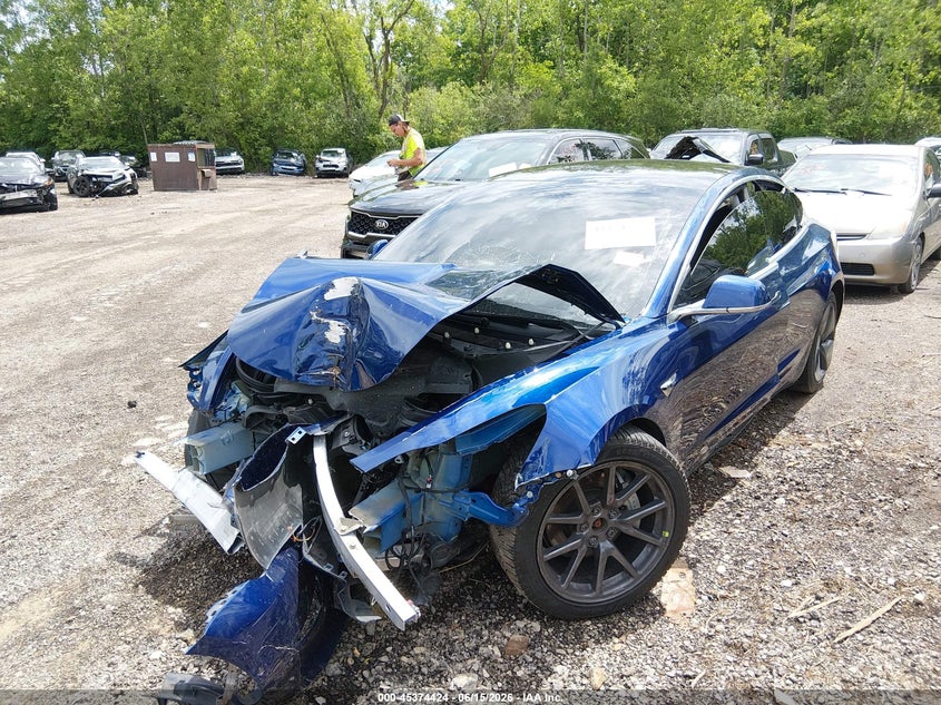 2020 Tesla Model 3 VIN 5YJ3E1EB5LF647661 IAAI salvage auction — FRONT END, Salvage (Ohio), sold $1,975 on 2026-07-30 (photo 2)