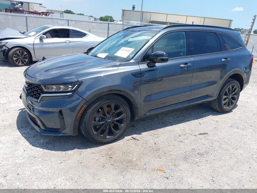 2023 Kia Sorento VIN 5XYRK4LF4PG246031 IAAI salvage auction — SIDE, Salvage Title, sold $5,300 on 2026-07-28 (photo 2)