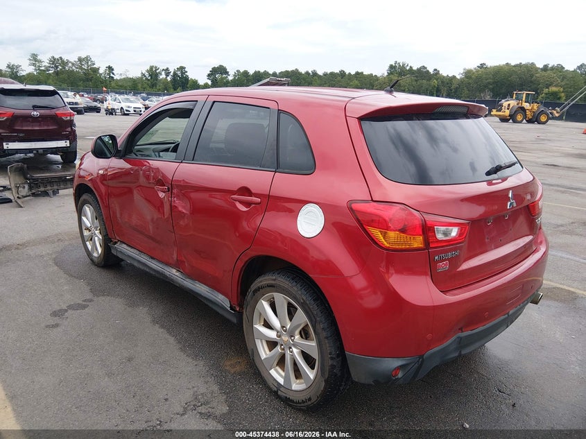 2014 Mitsubishi Outlander VIN 4A4AP3AU3EE014304 IAAI salvage auction — SIDE, Salvage (South Carolina), sold $1,150 on 2026-07-10 (photo 3)