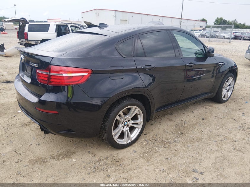 2014 BMW X6 m VIN 5YMGZ0C50E0C40291 IAAI salvage auction — EXTERIOR BURN, Salvage (Georgia), sold $7,500 on 2026-07-30 (photo 4)