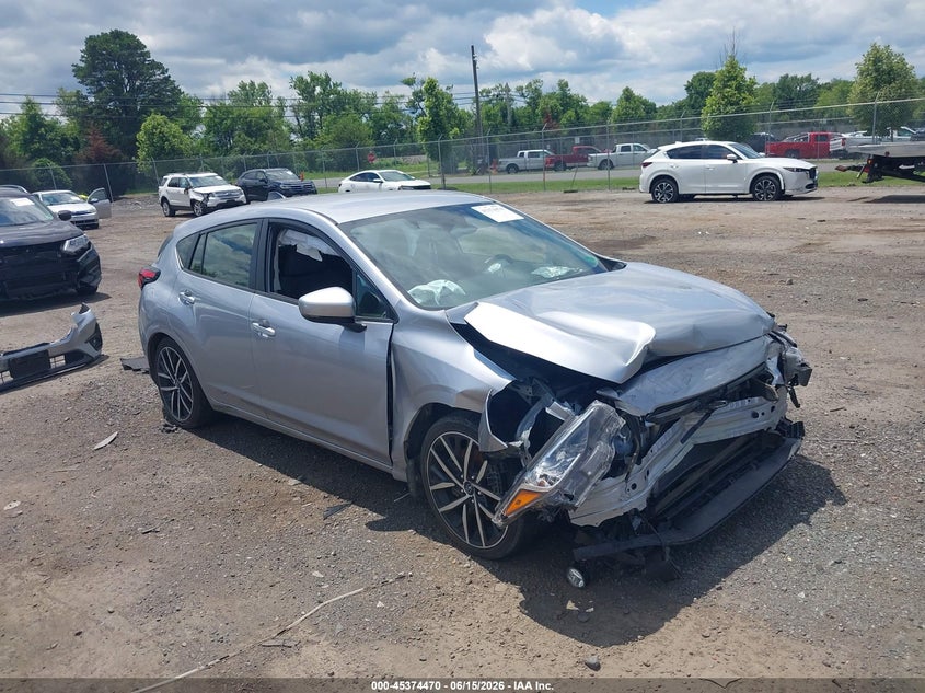 2024 Subaru Impreza VIN JF1GUAFC6R8302584 IAAI salvage auction — FRONT END, Salvage (Virginia), sold $1,250 on 2026-07-28 (photo 1)