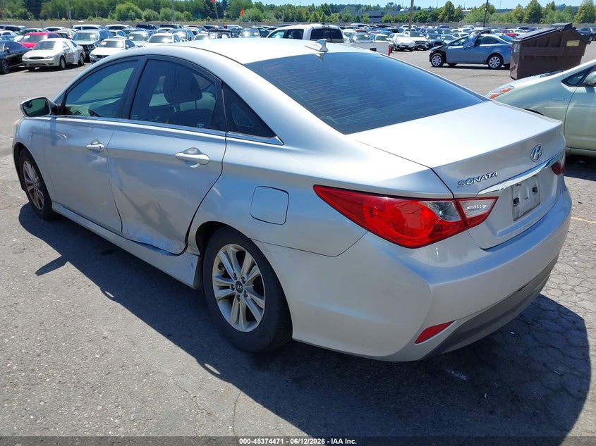 2014 Hyundai Sonata VIN 5NPEB4AC6EH913727 IAAI salvage auction — SIDE, Salvage (Oregon), sold $650 on 2026-07-31 (photo 3)
