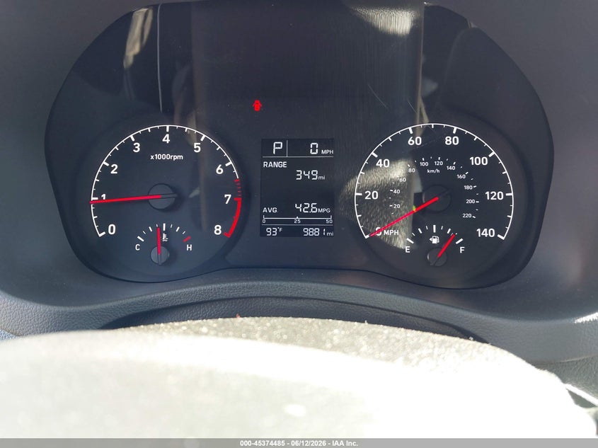 2020 Hyundai Accent VIN 3KPC24A60LE118451 IAAI salvage auction — NORMAL WEAR, Sf97 (California), sold $8,500 on 2026-07-28 (photo 7)