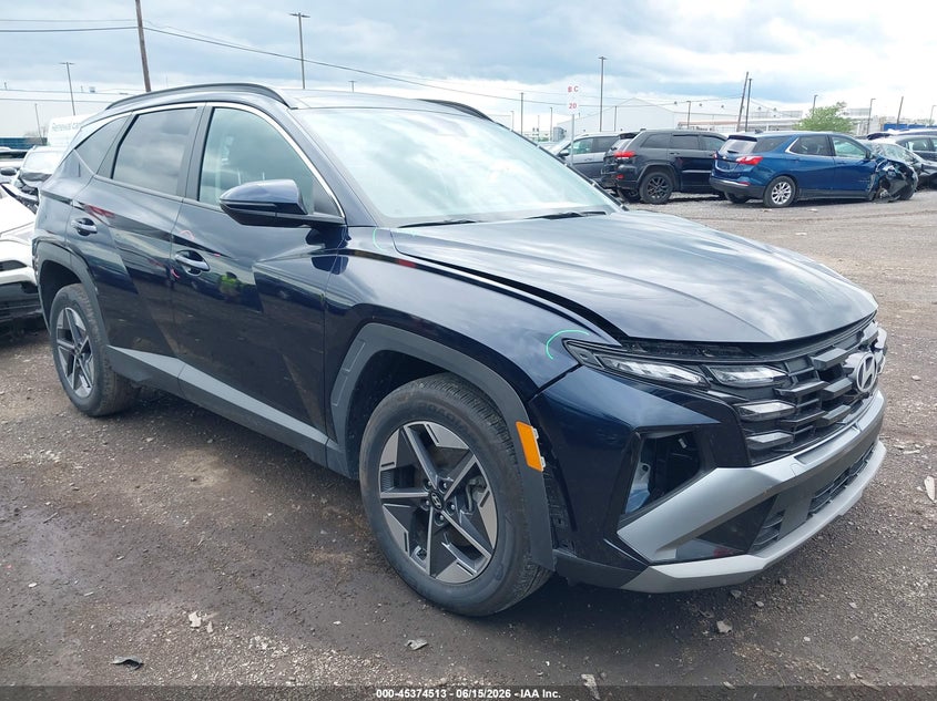 2025 Hyundai Tucson VIN KM8JCDD12SU252295 IAAI salvage auction — LEFT FRONT, Salvage Title, sold $9,800 on 2026-07-22 (photo 1)