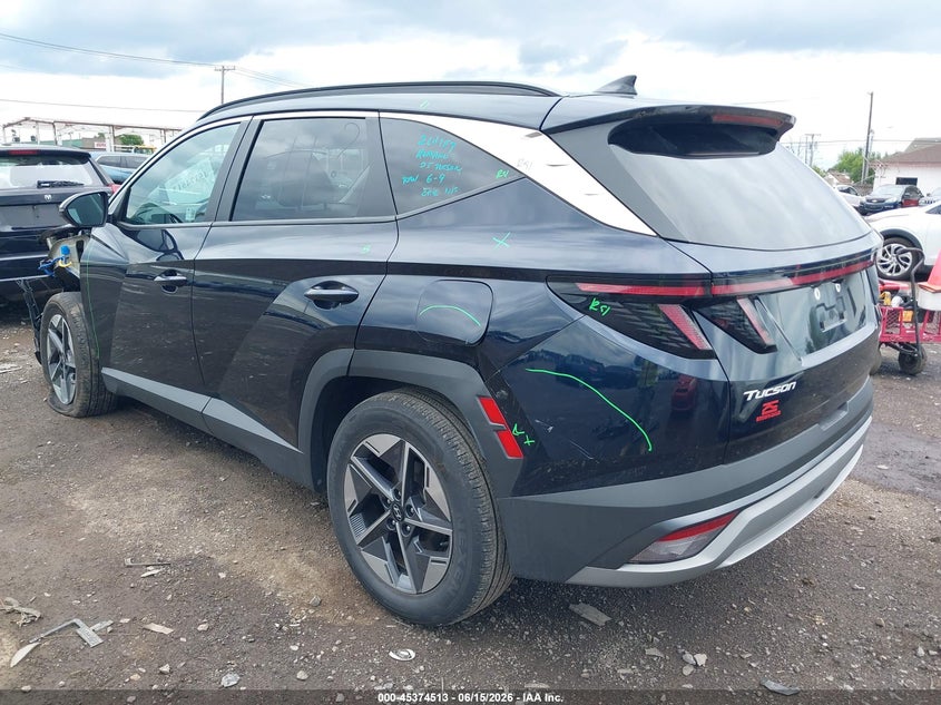 2025 Hyundai Tucson VIN KM8JCDD12SU252295 IAAI salvage auction — LEFT FRONT, Salvage Title, sold $9,800 on 2026-07-22 (photo 3)