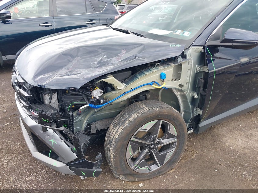2025 Hyundai Tucson VIN KM8JCDD12SU252295 IAAI salvage auction — LEFT FRONT, Salvage Title, sold $9,800 on 2026-07-22 (photo 6)