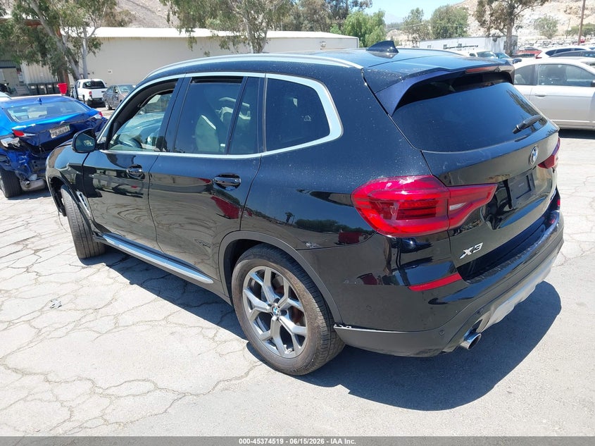 2020 BMW X3 VIN 5UXTY5C02L9B87757 IAAI salvage auction — FRONT END, Salvage (California), sold $4,650 on 2026-07-28 (photo 3)