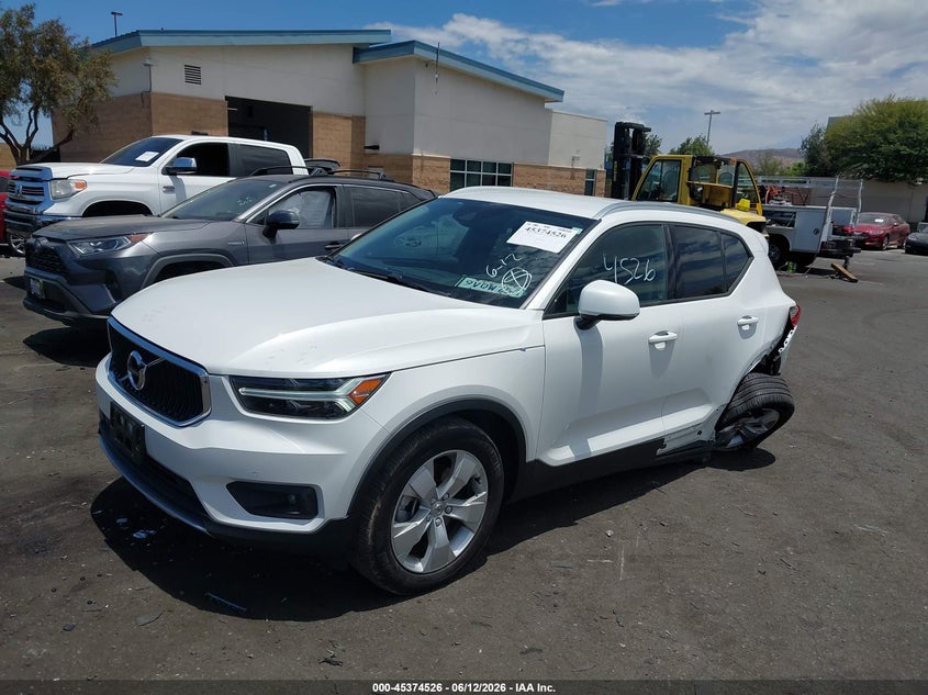 2022 Volvo Xc40 VIN YV4162UK8N2763273 IAAI salvage auction — LEFT REAR, Salvage Title, sold $25 on 2026-07-24 (photo 2)