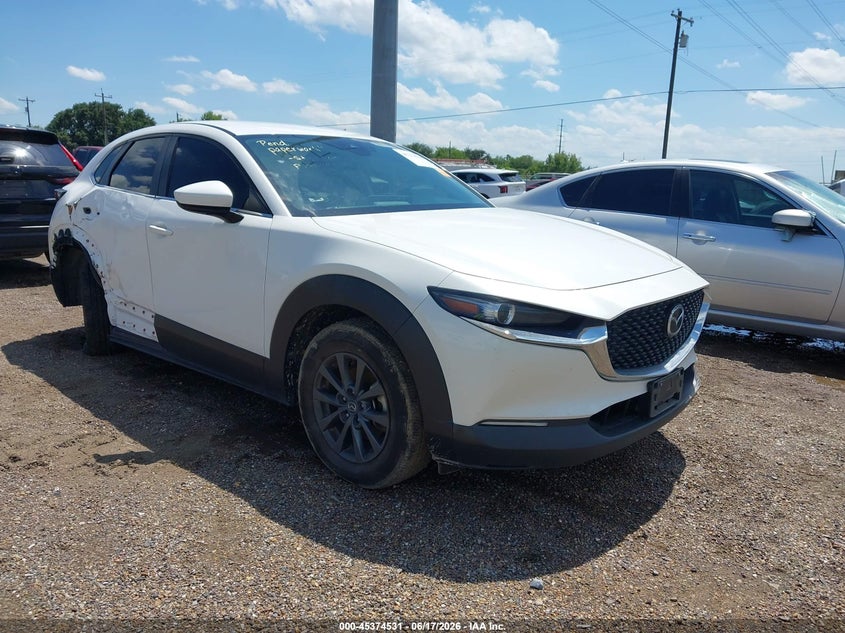 2020 Mazda Cx-30 VIN 3MVDMABL1LM132302 IAAI salvage auction — SIDE, Original (Texas), sold $4,150 on 2026-07-22 (photo 1)