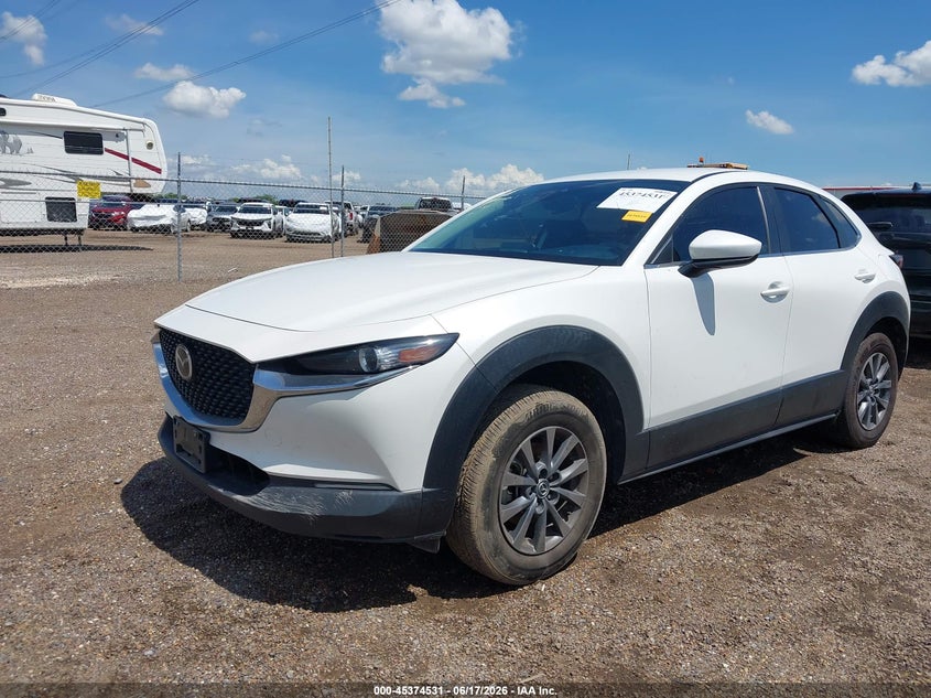 2020 Mazda Cx-30 VIN 3MVDMABL1LM132302 IAAI salvage auction — SIDE, Original (Texas), sold $4,150 on 2026-07-22 (photo 2)