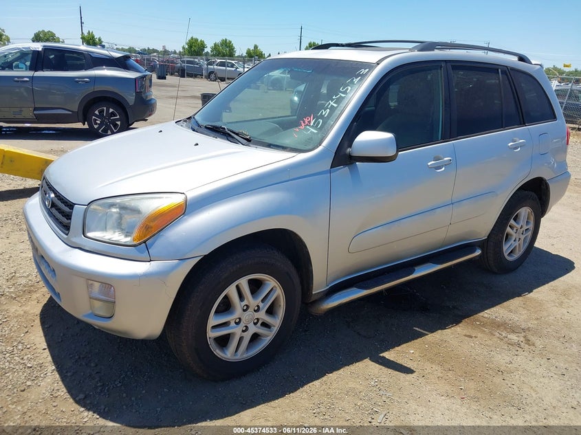 2002 Toyota Rav 4 VIN JTEGH20V820057415 IAAI salvage auction — NORMAL WEAR, Clear - Dealer Only (California), sold $850 on 2026-07-22 (photo 2)