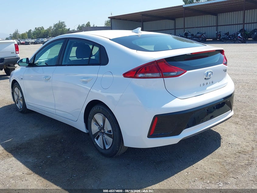 2019 Hyundai Ioniq hybrid VIN KMHC65LC3KU107940 IAAI salvage auction — RIGHT REAR, SF97 (California), sold $7,100 on 2026-07-29 (photo 3)