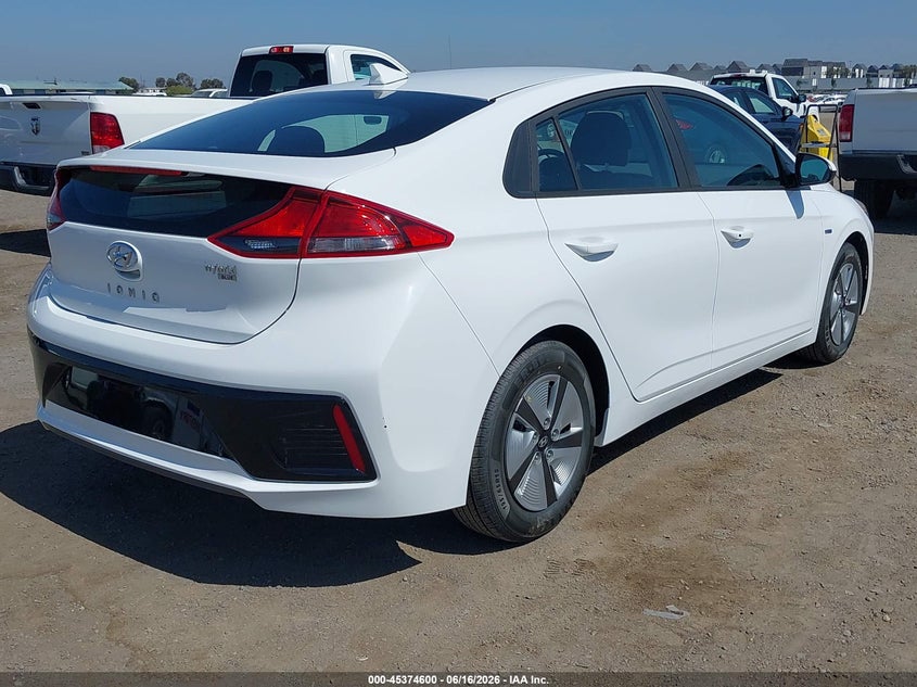 2019 Hyundai Ioniq hybrid VIN KMHC65LC3KU107940 IAAI salvage auction — RIGHT REAR, SF97 (California), sold $7,100 on 2026-07-29 (photo 4)