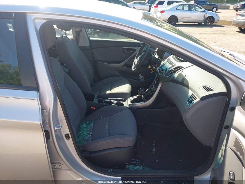 2014 Hyundai Elantra VIN KMHDH4AE6EU163338 IAAI salvage auction — RIGHT SIDE, Salvage - Greater Than 75% (Maryland), sold $1,650 on 2026-07-15 (photo 5)