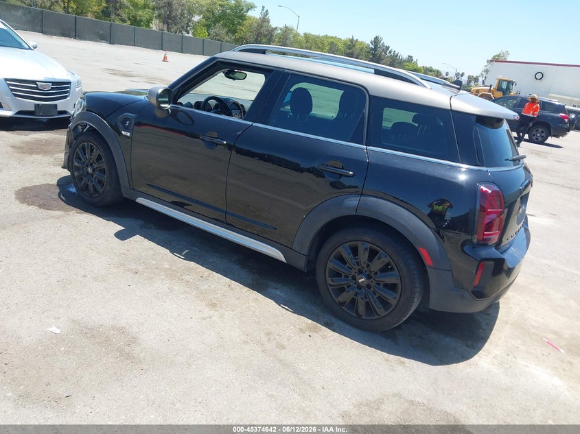 2022 Mini Countryman VIN WMZ53BR09N3P05123 IAAI salvage auction — LEFT FRONT, Salvage Title, sold $7,300 on 2026-07-29 (photo 3)